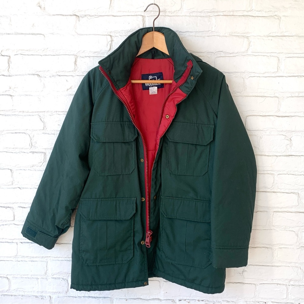 Mens Vintage Woolrich Field Jacket, Medium